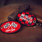 METALIZE™ Vintage Motorcycle Handmade Embroidered Keychain
