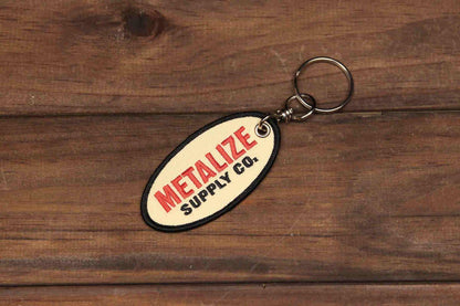 METALIZE™ Vintage Motorcycle Handmade Embroidered Keychain