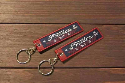 METALIZE™ Vintage Motorcycle Handmade Embroidered Keychain