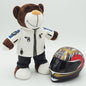 Motorcycle Buddy Helmet Bear
