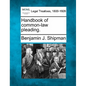 Handbook of common-law pleading. - Paperback