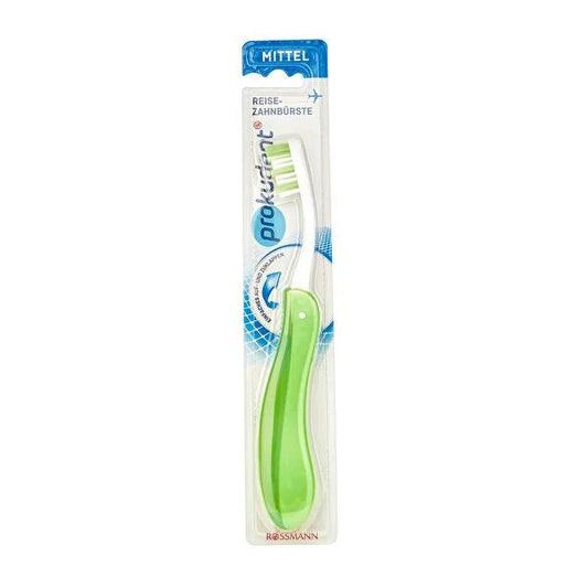 Prokudent Manual Toothbrush - Travel Size, Ergonomic Handle, Effective Oral Hygiene for Travelers