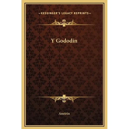 Y Gododin - Hardcover