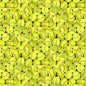Yellow Packed Softball Fitness Fanatic 44"/45" Fabric Per Yard
