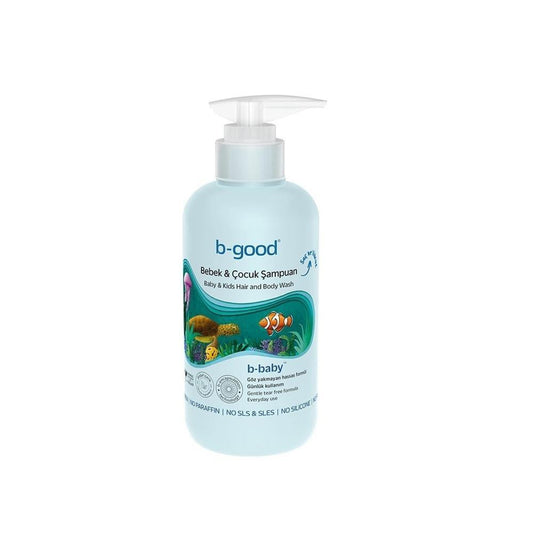 b-good Baby & Kids Shampoo & Body Wash - Gentle, Natural, Vegan Formula for Sensitive Skin - 6.76 fl oz