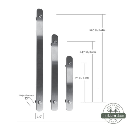 Barn Door Stainless Steel Pull Handles