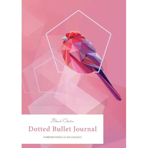 Dotted Bullet Journal: Medium A5 - 5.83X8.27 (Sparrow) - Paperback
