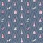 Princess Trellis Cotton 44"/45" Fabric Per Yard