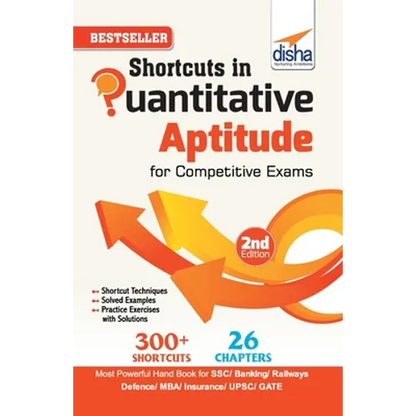 Shortcuts in Quantitative Aptitude for Competitive Exams 2nd Edition - Paperback