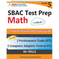SBAC Test Prep: 5th Grade Math Common Core Practice Book and Full-length Online Assessments: Smarter Balanced Study Guide With Perform - Paperback