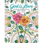 God Is Love: Color 60 Inspirational Bible Verses - Paperback