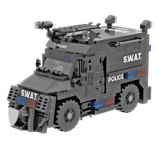 Police Armored S.W.A.T. Vehicle - Custom Building Set - Made Using LEGO® Parts