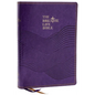 The Breathe Life Holy Bible: Faith in Action (Nkjv, Purple Leathersoft, Thumb Indexed, Red Letter, Comfort Print) - Imitation Leather