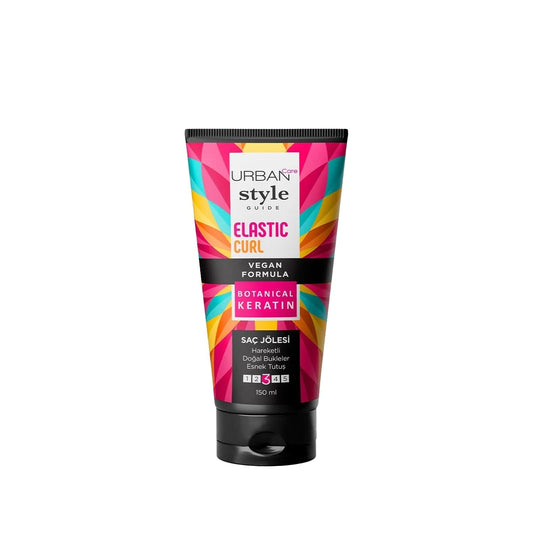 URBAN Care Style Guide Elastic Curl Hair Styling Gel - 150ml, Natural Curls, Flexible Hold, Curl Definition