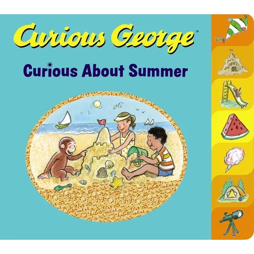 Curious George Curious about Summer Tabbed Board Book - Board Book