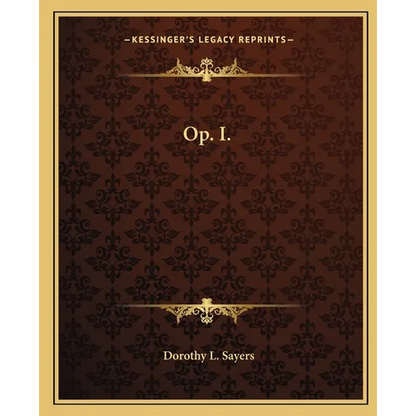 Op. I. - Paperback