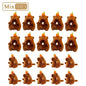 Plush Capybara Keychain – Cute Persimmon Wagging Tail Pendant Toy