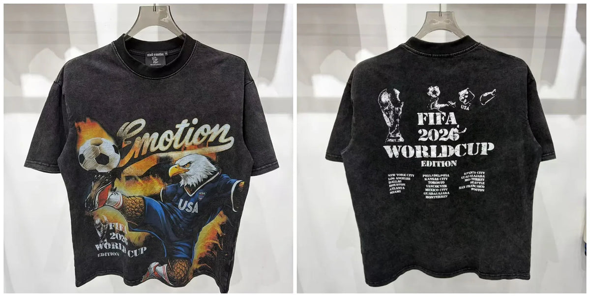 MIXED-EMOTION Rhinestone Graphic T-Shirt