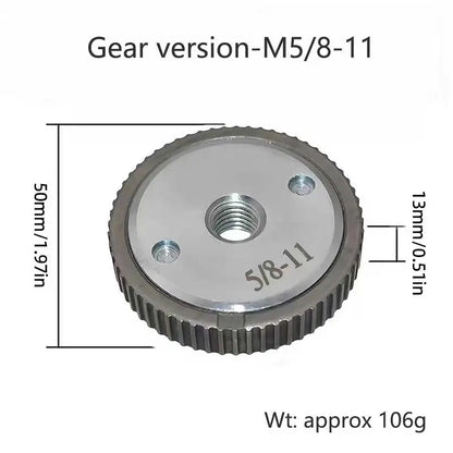 Quick-Release Self-Locking Flange Nut for Angle Grinder & Polisher - M10 M14 M5/M8/M11