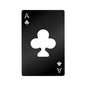 Stainless Steel Playing Card Bottle Opener (Spade Design) – Slim Credit Card Beer & Wine Opener