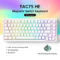 75% 83‑Key Magnetic Switch Hot‑Swap Mechanical Gaming Keyboard — 8K Polling, 0.005mm Rapid Trigger, RGB Wired