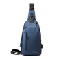 Men's Waterproof Large-Capacity Crossbody Sling Bag — Lightweight Single Shoulder Travel Bag
