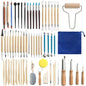 Pottery Clay Sculpting Tools Kit - 8-61 Pcs for Carving, Shaping & Modeling
