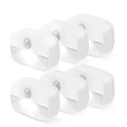 Auto On/Off LED PIR Motion Sensor Night Light – Under-Cabinet, Closet, Cupboard & Stair Lighting