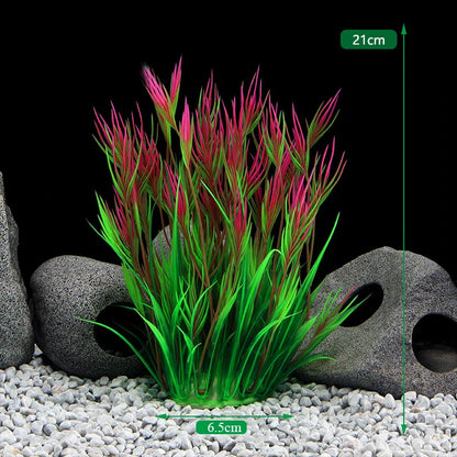 Artificial Aquarium Plants — Plastic Underwater Decorations for Fish Tanks, Realistic Aquarium Decor