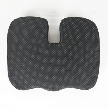 U-Shaped Memory Foam Seat Cushion – Breathable Wave Massage Cushion for Coccyx & Buttock Pressure Relief (45×36×6 cm / 17.7×14.2×2.4 in)