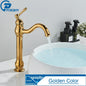 Antique Brass Vessel Sink Faucet Deck-Mounted Single-Hole Bathroom Basin Mixer Tap, Single Handle, Hot & Cold