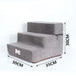 3-Step Pet Stairs for Small Dogs and Cats - Removable Washable Non-Slip Ramp Ladder
