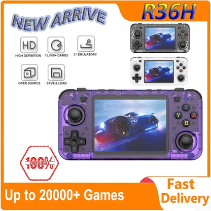 Retro Handheld Gaming Console - Open-Source Linux, 3.5-inch (8.9 cm) IPS Screen, 64GB, 15,000+ Classic Games, Portable