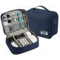 Large Travel Electronics Organizer — Multi-Compartment USB Cable & Power Bank Storage Bag (24 x 9 x 18 cm | 9.4 x 3.5 x 7.1 in)