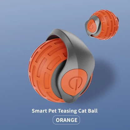 Interactive Automatic Rolling Ball Cat Toy — Battery-Powered Self-Playing Teaser for Kittens & Cats