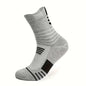 10PCS Men’s Mid-Calf Cotton Socks – Solid Color, Versatile for All Seasons