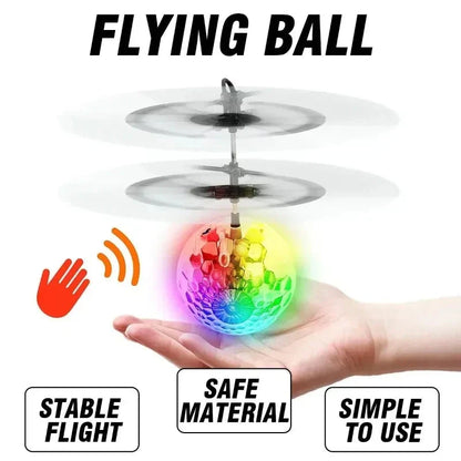 Colorful LED Sensing Flying Ball – Gesture Controlled RC Crystal Ball Toy