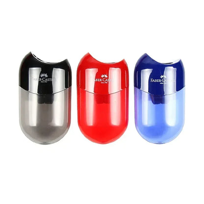 Double and Single Hole Transparent Pencil Sharpener - Creative School Stationery for Kids & Students