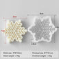 3D Snowflake Silicone Mold - DIY Candle, Soap & Wax Melt Mold for Christmas Crafts, Aroma Stones & Holiday Home Decor