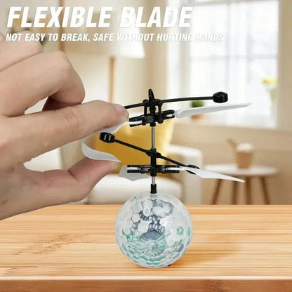 Colorful LED Sensing Flying Ball – Gesture Controlled RC Crystal Ball Toy