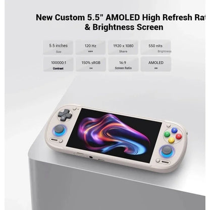 Retroid Pocket 6 Gaming Handheld Rp6 Android Game Console Sd8gen2 5.5"Oled Arcade Game Simulator For Ps Gba Ns Gamepad Android13