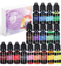 Candle Dye Liquid Colorant Kit – Pigment Set for DIY Candles & Soap, Compatible with Soy Beeswax Gel Paraffin (10ml / 5ml Bottles)