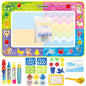 Magic Water Drawing Mat Coloring Doodle Mat with Magic Pens Educational Toys  Painting Board Montessori Toys for Kids Gifts