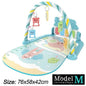 Baby Fitness Play Gym with Music & Piano Mat