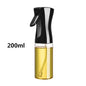 Oil Spray Bottle & Oil Brush — Nebulizing Kitchen Mister, 200/300/500 ml (6.8/10.1/16.9 fl oz) for Cooking, BBQ & Baking