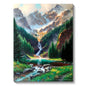 5D Diamond Painting Kit - Aurora Landscape Mosaic, Full Round Drill for DIY Home Decor