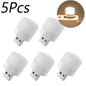 Mini USB Plug-In Night Light LED Warm/White Eye-Friendly Reading Light (1/3/5/10 Pack)