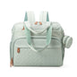 Large Mom Dad Diaper Backpack - Maternity Nappy Bag with Pacifier Pouch
