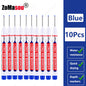 20mm Long-Head Deep Hole Marker Pens - Waterproof Fast-Dry Oil Markers for Wood, Metal & Glass (Red/Black/Blue/Green)
