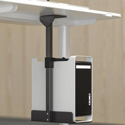 PC Under Desk Mount Computer Case Holder CPU Mount Heavy Duty Computer Case Stand Under Desk PC Stand Holder For Table Floor